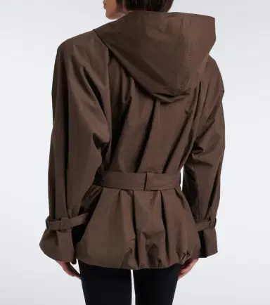 Magda Butrym Belted hooded cotton jacket | Thumbnail 3 Magda Butrym Belted hooded cotton jacket | Thumbnail 3