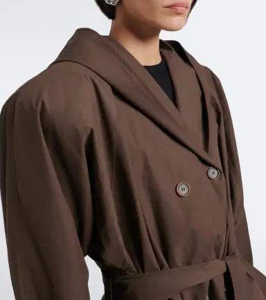 Magda Butrym Belted hooded cotton jacket | Thumbnail 6 Magda Butrym Belted hooded cotton jacket | Thumbnail 6