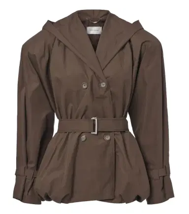 Magda Butrym Belted hooded cotton jacket | Thumbnail 1 Magda Butrym Belted hooded cotton jacket | Thumbnail 1