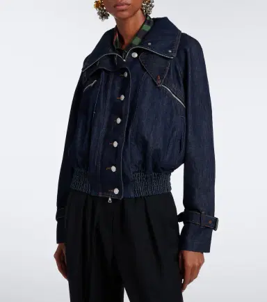 Dries Van Noten Denim blouson jacket | Thumbnail 4 Dries Van Noten Denim blouson jacket | Thumbnail 4