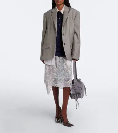 Acne Studios Multipocket Medium suede bucket bag | Thumbnail 6 Acne Studios Multipocket Medium suede bucket bag | Thumbnail 6