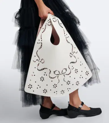 Simone Rocha Laser-cut leather shopper | Thumbnail 5 Simone Rocha Laser-cut leather shopper | Thumbnail 5