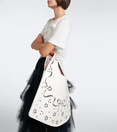Simone Rocha Laser-cut leather shopper | Thumbnail 6 Simone Rocha Laser-cut leather shopper | Thumbnail 6