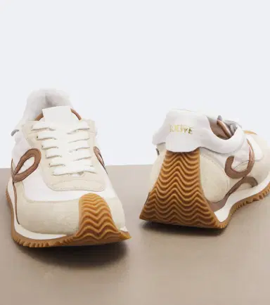 Loewe Flow Runner 2.0 suede-trimmed sneakers | Thumbnail 4 Loewe Flow Runner 2.0 suede-trimmed sneakers | Thumbnail 4