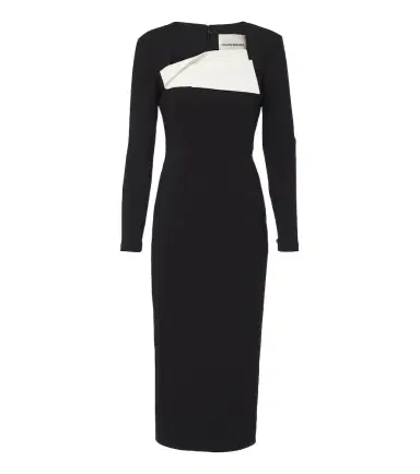 Roland Mouret Paneled crêpe cocktail dress | Thumbnail 1 Roland Mouret Paneled crêpe cocktail dress | Thumbnail 1