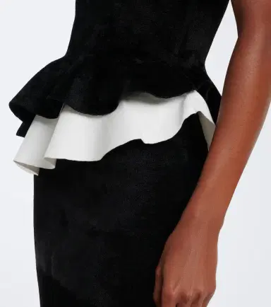 Roland Mouret Paneled peplum cocktail dress | Thumbnail 2 Roland Mouret Paneled peplum cocktail dress | Thumbnail 2