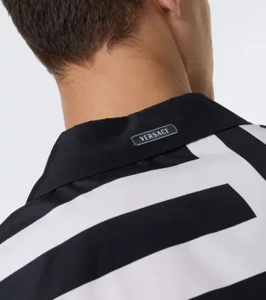 Versace Printed cotton and silk bowling shirt | Thumbnail 7 Versace Printed cotton and silk bowling shirt | Thumbnail 7