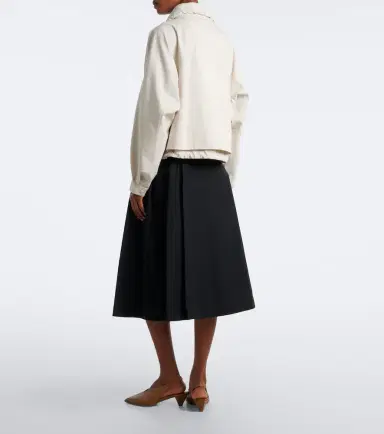 Loewe Belted cotton-blend midi skirt | Thumbnail 6 Loewe Belted cotton-blend midi skirt | Thumbnail 6