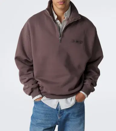 Jacquemus Camionneur half-zip cotton jersey sweatshirt | Thumbnail 4 Jacquemus Camionneur half-zip cotton jersey sweatshirt | Thumbnail 4