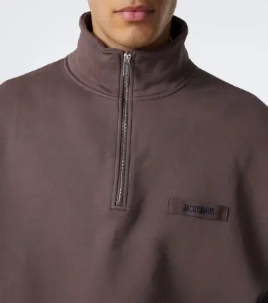 Jacquemus Camionneur half-zip cotton jersey sweatshirt | Thumbnail 5 Jacquemus Camionneur half-zip cotton jersey sweatshirt | Thumbnail 5