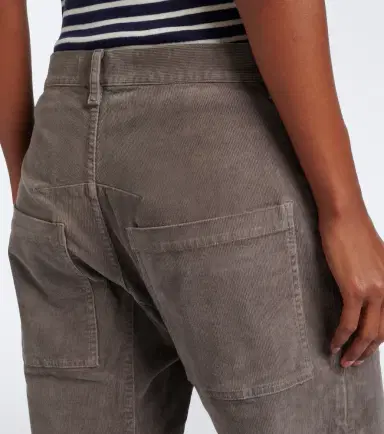 Nili Lotan Shon cotton-blend barrel-leg pants | Thumbnail 4 Nili Lotan Shon cotton-blend barrel-leg pants | Thumbnail 4