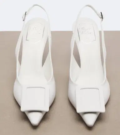 Roger Vivier Viv' In The City leather slingback pumps | Thumbnail 3 Roger Vivier Viv' In The City leather slingback pumps | Thumbnail 3