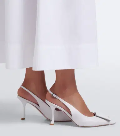 Roger Vivier Viv' In The City leather slingback pumps | Thumbnail 6 Roger Vivier Viv' In The City leather slingback pumps | Thumbnail 6