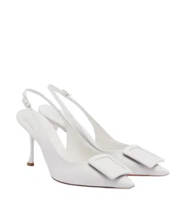 Roger Vivier Viv' In The City leather slingback pumps | Thumbnail 1 Roger Vivier Viv' In The City leather slingback pumps | Thumbnail 1