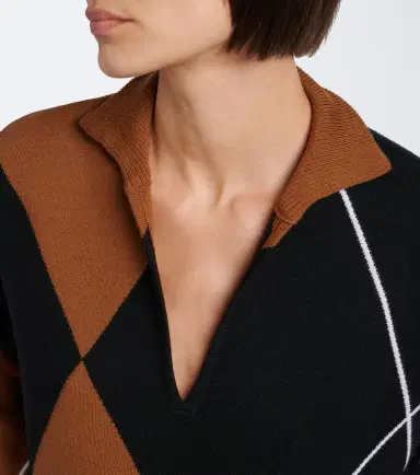 Max Mara Argyle virgin wool sweater | Thumbnail 2 Max Mara Argyle virgin wool sweater | Thumbnail 2