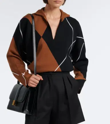 Max Mara Argyle virgin wool sweater | Thumbnail 3 Max Mara Argyle virgin wool sweater | Thumbnail 3