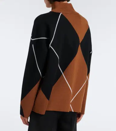 Max Mara Argyle virgin wool sweater | Thumbnail 5 Max Mara Argyle virgin wool sweater | Thumbnail 5