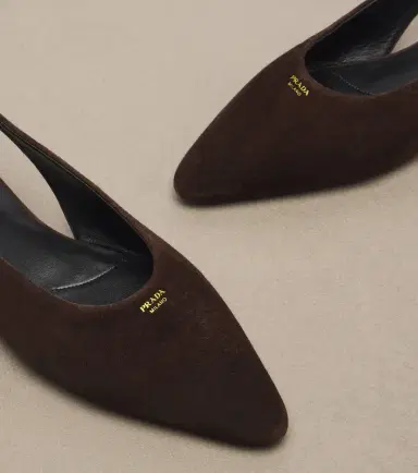 Prada Suede slingback flats | Thumbnail 3 Prada Suede slingback flats | Thumbnail 3