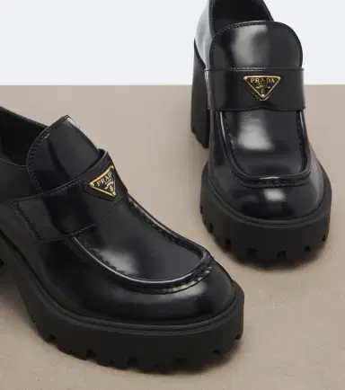 Prada Leather platform loafers | Thumbnail 2 Prada Leather platform loafers | Thumbnail 2