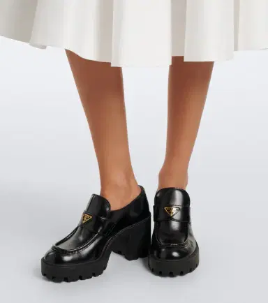 Prada Leather platform loafers | Thumbnail 6 Prada Leather platform loafers | Thumbnail 6