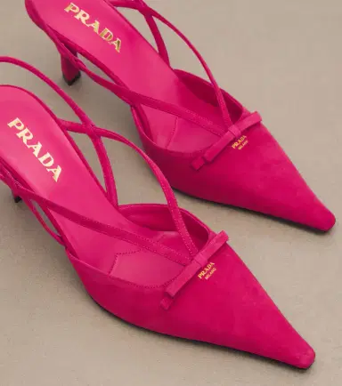 Prada Suede slingback pumps | Thumbnail 3 Prada Suede slingback pumps | Thumbnail 3