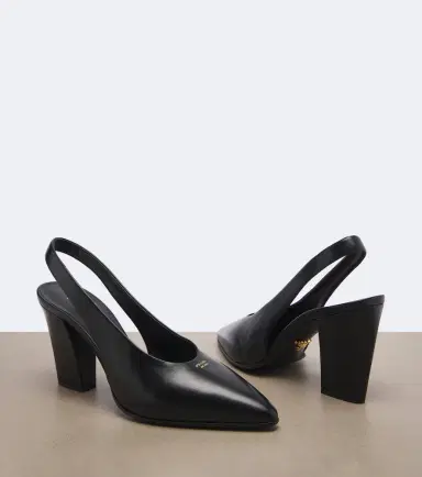 Prada Leather slingback pumps | Thumbnail 3 Prada Leather slingback pumps | Thumbnail 3