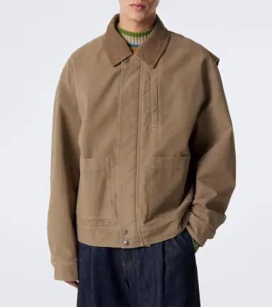 Dries Van Noten Corduroy-trimmed cotton field jacket | Thumbnail 8 Dries Van Noten Corduroy-trimmed cotton field jacket | Thumbnail 8