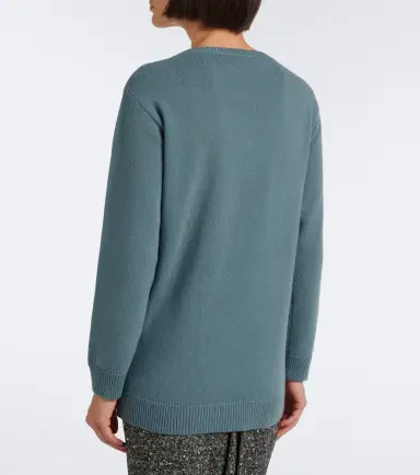 Valentino Lace-trimmed virgin wool sweater | Thumbnail 2 Valentino Lace-trimmed virgin wool sweater | Thumbnail 2