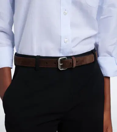 The Row Geo suede belt | Thumbnail 3 The Row Geo suede belt | Thumbnail 3