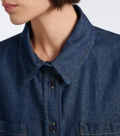 The Frankie Shop Deira denim shirt | Thumbnail 3 The Frankie Shop Deira denim shirt | Thumbnail 3