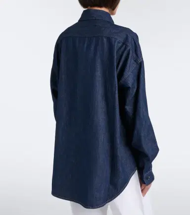 The Frankie Shop Deira denim shirt | Thumbnail 4 The Frankie Shop Deira denim shirt | Thumbnail 4