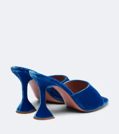 Amina Muaddi Lupita velvet mules | Thumbnail 2 Amina Muaddi Lupita velvet mules | Thumbnail 2