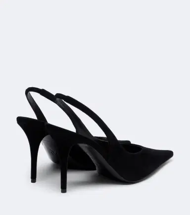 Amina Muaddi Anok suede slingback pumps | Thumbnail 2 Amina Muaddi Anok suede slingback pumps | Thumbnail 2