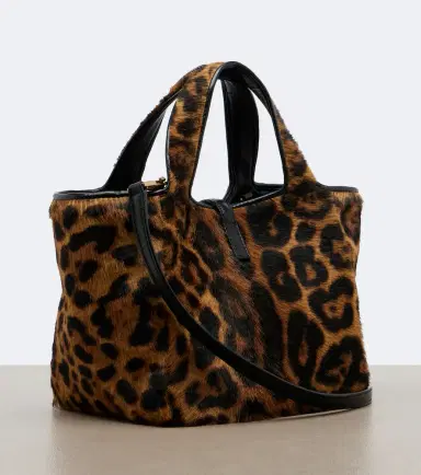 Saint Laurent Le 5 à 7 Bea Baby calf hair top-handle bag | Thumbnail 4 Saint Laurent Le 5 à 7 Bea Baby calf hair top-handle bag | Thumbnail 4