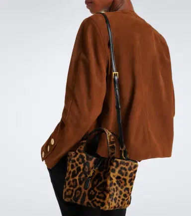 Saint Laurent Le 5 à 7 Bea Baby calf hair top-handle bag | Thumbnail 6 Saint Laurent Le 5 à 7 Bea Baby calf hair top-handle bag | Thumbnail 6