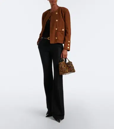 Saint Laurent Le 5 à 7 Bea Baby calf hair top-handle bag | Thumbnail 7 Saint Laurent Le 5 à 7 Bea Baby calf hair top-handle bag | Thumbnail 7