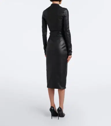 Gucci Leather midi skirt | Thumbnail 3 Gucci Leather midi skirt | Thumbnail 3