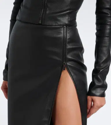 Gucci Leather midi skirt | Thumbnail 4 Gucci Leather midi skirt | Thumbnail 4