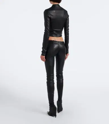 Gucci Leather slim pants | Thumbnail 2 Gucci Leather slim pants | Thumbnail 2