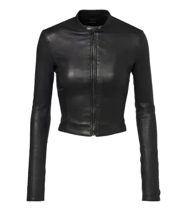Gucci Cropped leather jacket | Thumbnail 1 Gucci Cropped leather jacket | Thumbnail 1