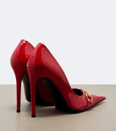 Gucci Donna Horsebit patent leather pumps | Thumbnail 3 Gucci Donna Horsebit patent leather pumps | Thumbnail 3