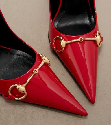 Gucci Donna Horsebit patent leather pumps | Thumbnail 4 Gucci Donna Horsebit patent leather pumps | Thumbnail 4