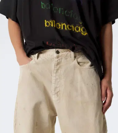 Balenciaga Distressed wide-leg jeans | Thumbnail 2 Balenciaga Distressed wide-leg jeans | Thumbnail 2