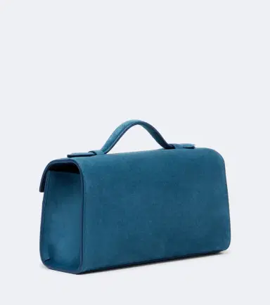 Savette Symmetry Pochette Small suede top-handle bag | Thumbnail 3 Savette Symmetry Pochette Small suede top-handle bag | Thumbnail 3