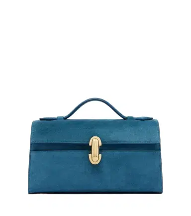 Savette Symmetry Pochette Small suede top-handle bag | Thumbnail 1 Savette Symmetry Pochette Small suede top-handle bag | Thumbnail 1