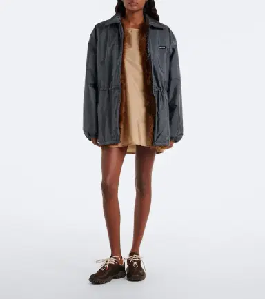 Miu Miu Logo minidress | Thumbnail 4 Miu Miu Logo minidress | Thumbnail 4