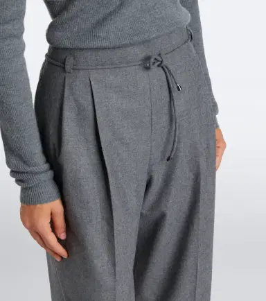 Max Mara Belted cashmere-blend wide-leg pants | Thumbnail 4 Max Mara Belted cashmere-blend wide-leg pants | Thumbnail 4