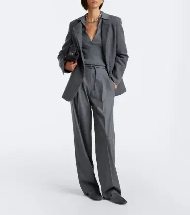 Max Mara Belted cashmere-blend wide-leg pants | Thumbnail 6 Max Mara Belted cashmere-blend wide-leg pants | Thumbnail 6
