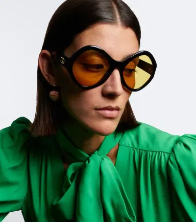 Valentino L'8 VLogo round sunglasses | Thumbnail 4 Valentino L'8 VLogo round sunglasses | Thumbnail 4