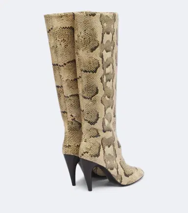 Isabel Marant Jany snake-effect leather knee-high boots | Thumbnail 2 Isabel Marant Jany snake-effect leather knee-high boots | Thumbnail 2